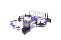Детский игровой комплекс Полоса препятствий 'Эко-play' ПП.ЭП003