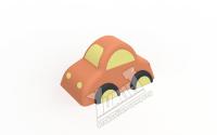 Фигура Детская машинка LRA-02 MAXI из резиновой крошки