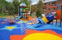 Резиновое покрытие (из EPDM крошки производство Россия) , 20 мм
