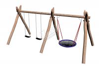 Качели-двойные 'Neo-Eco' ЭКО.К.Н02